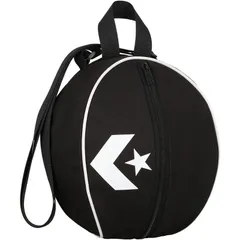 CONVERSE コンバース ボールケース マルチスポーツ ランドリーバッグ c2552097-1911、ブラック×ホワイト