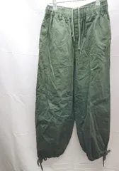 ◇ Attitude Makes Style ウエストゴム　裾絞り カーゴパンツ サイズS カーキ レディース E  【1301230015772】