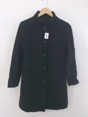 ◇ ICB アイシービー スタンドカラー バックスリット 長袖 コート サイズ9 ブラック レディース メンズ P  【1301240002410】