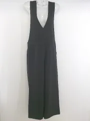 ◇ HOLIDAY ホリデイ Vネック サロペット サイズF ブラック レディース P  【1301240005527】