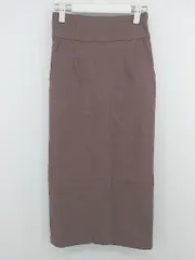 ◇ COLONY 2139 ストレッチ スリット ロング ナロー スカート サイズF スモーキーピンク系 レディース P  【1301240005459】