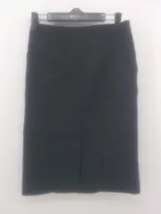 ◇ ◎ BABYLONE バビロン タグ付 定価 1.4万円 膝丈 タイト スカート サイズ38 ネイビー レディース P  【1301240013607】