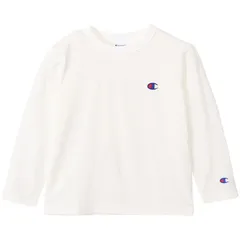 champion(チャンピオン) LONG SLEEVE T カジュアル長袖Tシャツ (cky401-020)、(020)オフホワイト