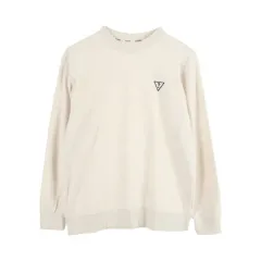 GUESS (MEN - M) コットン ポリ ロゴ スウェット