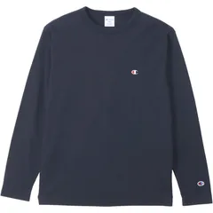 champion(チャンピオン) LONG SLEEVE T-SH カジュアル長袖Tシャツ (c3y428-370)、(370)ネイビー