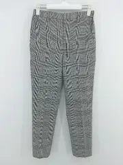 ◇ A day in the life UNITED ARROWS チェック スラックス パンツ サイズ36 グレー系 レディース P  【1301250007054】