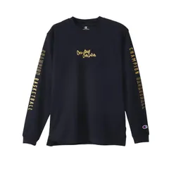 チャンピオン champion LONG SLEEVE BASKETBALL ウェア(キッズ) (CK-CB415)、(981)ブラック×ゴールド