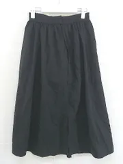 ◇ jouetie ジュエティ フロントオープン ロング フレア スカート サイズM ブラック レディース E  【1301260016015】