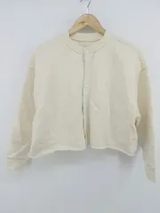 ◇ pual ce cin ピュアルセシン 2way 裏起毛 ロゴ プルオーバー 長袖 トレーナー ベージュ系 レディース P  【1301260013878】のサムネイル