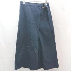 ◇ Ray Beams 巻きスカート　ワイドパンツ　紺 ラップスカート風　ワイドレッグ　パンツ サイズ0 ネイビー 女 E  【1301260039878】