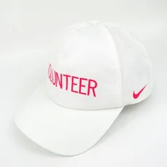 ナイキ キャップ VOLUNTEER 帽子 ランニング スポーツウエア ブランド レディース ホワイト NIKE 【中古】