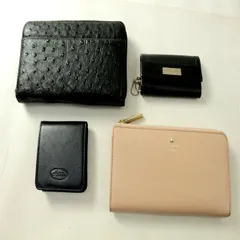 トラサルディ/ランバン他 長財布 コインケース キーケース 4点セット ブランド まとめて メンズ レディース 【中古】