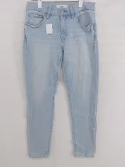 ◇ AZUL BY MOUSSY アズールバイマウジー ストレッチ ジーンズ デニム パンツ サイズS ライトブルー レディース P  【1301270007973】