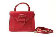 サマンサベガ ショルダーバッグ 2way ハンドバッグ 鞄 カバン ブランド レディース レッド Samantha Vega 【中古】