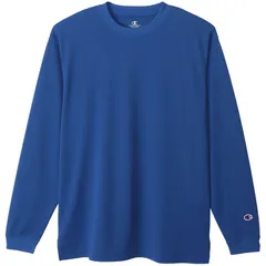 champion(チャンピオン) LONG SLEEVE T-SH マルチSP ロングTシャツ M (c3xs491-340)、ブルー
