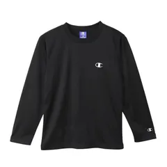 チャンピオン champion LONG SLEEVE T-SHIRT KIDS WEAR ・ SCHOOL ウェア(キッズ) (CK-BS401)、(090)ブラック