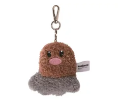 ポケモン ディグダ　ぬいぐるみ キーホルダー　キーリング　マスコット ぺたんこ 韓国限定