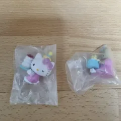 Sanrio hello kitty(ハローキティ) 麻Longロング 誕生日 フィギュア 2種 セット