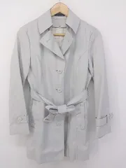 ◇ ◎ NEWYORKER ニューヨーカー ライナー付 中綿 長袖 トレンチコート サイズ 9AR グレー レディース P  【1301300004170】