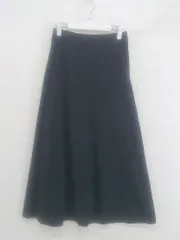 ◇ URBAN RESEARCH DOORS アーバンリサーチ ロング フレア スカート サイズONE ネイビー レディース P  【1301310000452】
