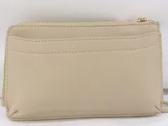 ◇ ◎ ●未使用● COLONY 2139 タグ付き L字ファスナー スマホ お財布 ショルダー マルチ バッグ ベージュ系 レディース P  【1301310002760】