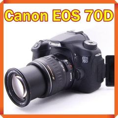 Canon EOS 70D スマホ転送機能搭載！ 近～中望遠レンズ付き