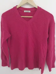 ◇ JOURNAL STANDARD relume ウール混 Vネック 長袖 ニット セーター サイズF ピンク系 レディース P  【1301310006140】