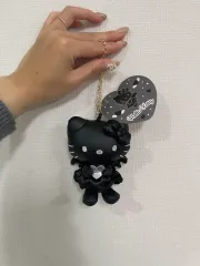 サンリオ ハローキティ ブラックエンジェル ぬいぐるみ キーホルダー バッグチャーム