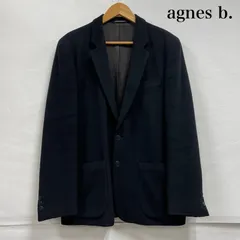 アニエス・ベー homme オム ウール カシミヤ テーラード ジャケット 毛の中のラム コート フランス製 メンズ 50 ISItems【USED】【古着】【中古】50150166