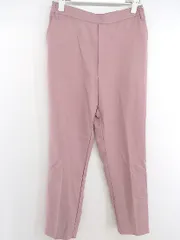 ◇ ViS ビス ウエストゴム リラックス テーパードパンツ サイズM ピンク系 レディース P  【1302010004658】