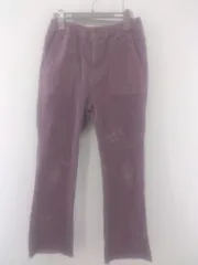◇ CIAOPANIC TYPY チャオパニックティピー コーデュロイ フレアパンツ サイズM パープル系 グレージュ系 レディース P  【1302010006881】