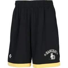 CONVERSE コンバース プラクティスパンツ(ポケット付き) バスケットボール プラクティスパンツメンズ cb251859-1953、(1953)ブラック×ゴールド