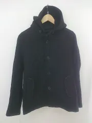 ◇ Rhythm of Life UNITED ARROWS ウール混 ジップアップ 長袖 コート サイズM ダークネイビー メンズ P  【1302010009165】