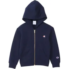 champion(チャンピオン) ZIP HOODED SWEAT カジュアルスウェットパーカー (cky102-370)、ネイビー