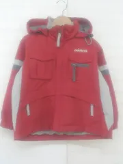 ◇ Mistral ミストラル キッズ 子供服 長袖 ウェア ジャンパー サイズ100 レッド系 マルチ メンズ E  【1302010027589】