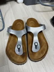 BIRKENSTOCK ビルケンシュトック ギゼ シルバーメタル 230サイズ 出品
