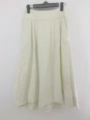 ◇ Mila Owen ミラオーウェン ロング フレア スカート サイズ0 オフホワイト レディース P  【1302020001197】