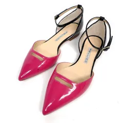 ★ほぼ未使用★PELLICO ペリーコ パンプス 38 セパレート バイカラー アンクルベルト ポインテッド ANDREAのサムネイル