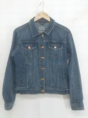 ◇ ZARA BASIC Z1975 DENIM ザラ 長袖 デニム ジャケット Gジャン サイズEUR S USA S MEX 26 ネイビー系 レディース E  【1302030015771】