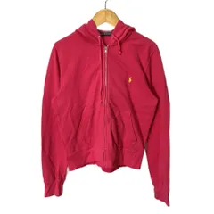 ラルフローレン RALPH LAUREN ジップパーカー フーディー パーカー M ピンク
