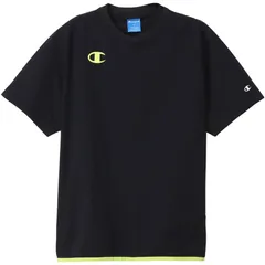 Champion チャンピオン SHORT SLEEVE SHIRT バレーボール ロングＴシャツメンズ c3cvc26-090、ブラック