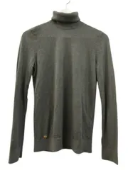 ローレンラルフローレン LAUREN RALPH LAUREN ニット 長袖 タートルネック グレー S セーター トップス