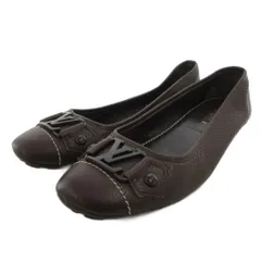 LOUIS VUITTON ルイヴィトン バレエシューズ レザー LVパンチング LOUIS VUITTON ルイヴィトン バレエシューズ レザー LVパンチング