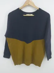 ◇ URBAN RESEARCH Sonny Label ニット セーター サイズFREE ネイビー ブラウン レディース E  【1302040005427】