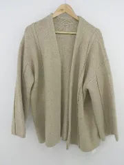 ◇ select MOCA セレクト モカ 長袖 ニット ガウン カーディガン サイズF ベージュ レディース E  【1302060006770】