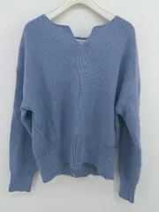 ◇ CIAOPANIC TYPY チャオパニックティピー バックスリット 長袖 ニット セーター サイズONE ブルー系 レディース P  【1302060000808】