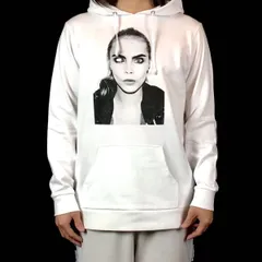 オリジナル パーカー カーラデルヴィーニュ カリスマ セレブ ファッション モデル 変顔 パーカー S M L XL タイト ジャスト 大きい ビッグ オーバーサイズ メンズ レディース ユニセックス ピンククリーム