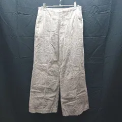 ◇ Mila Owen ミラオーウェン ピンタック リブ ワイドパンツ サイズ1 グレー レディース E  【1302060014058】