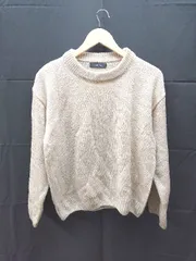 ◇ Doula Doula クルーネック　ケーブル　起毛 長袖 ニット 表記なし クリーム系 レディース E  【1302060017448】