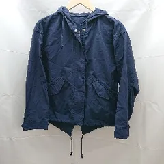 ◇ BEAMS HEART ジップアップ　フード　シンプル 長袖 ジャケット 表記なし ネイビー系 レディース E  【1302060020196】